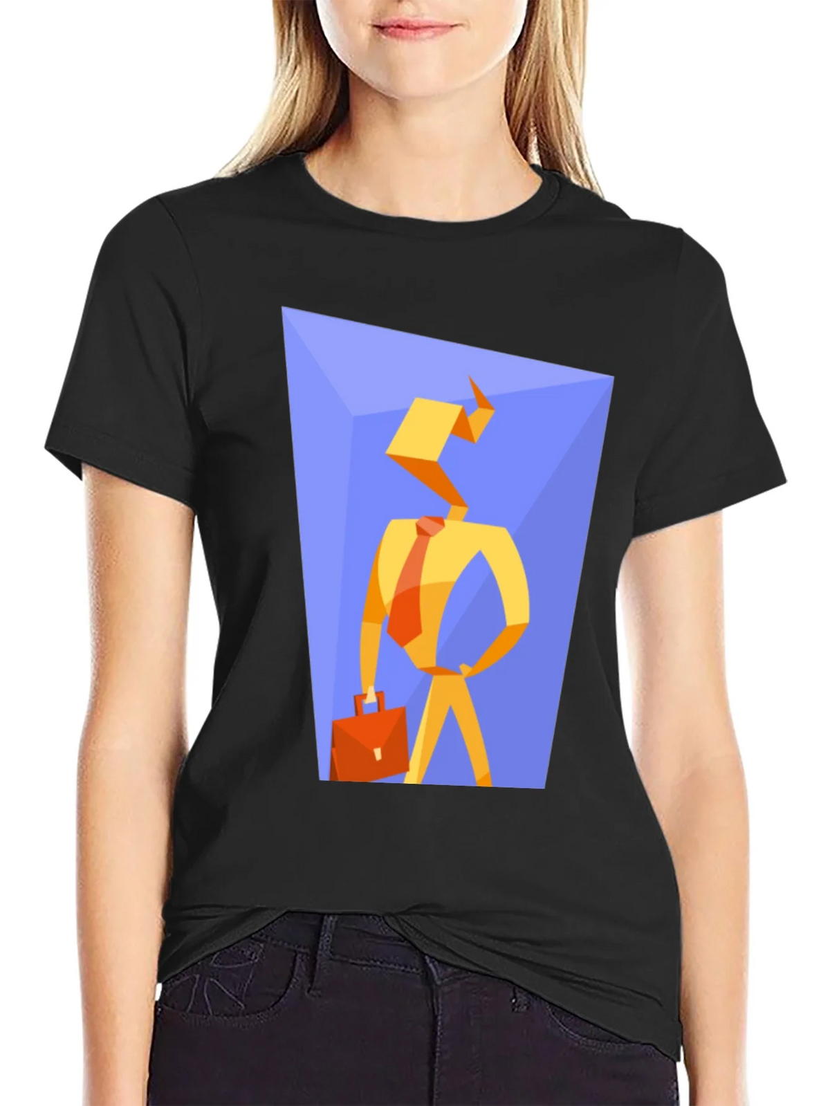 Abstract Businessman Graphic Tee product image 2
