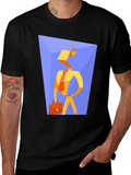 Abstract Businessman Graphic Tee product image 1