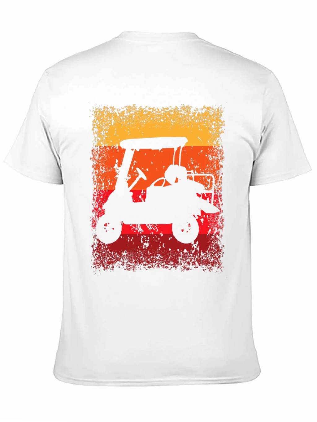 Retro Golf Cart Sunset Graphic Tee product image 10