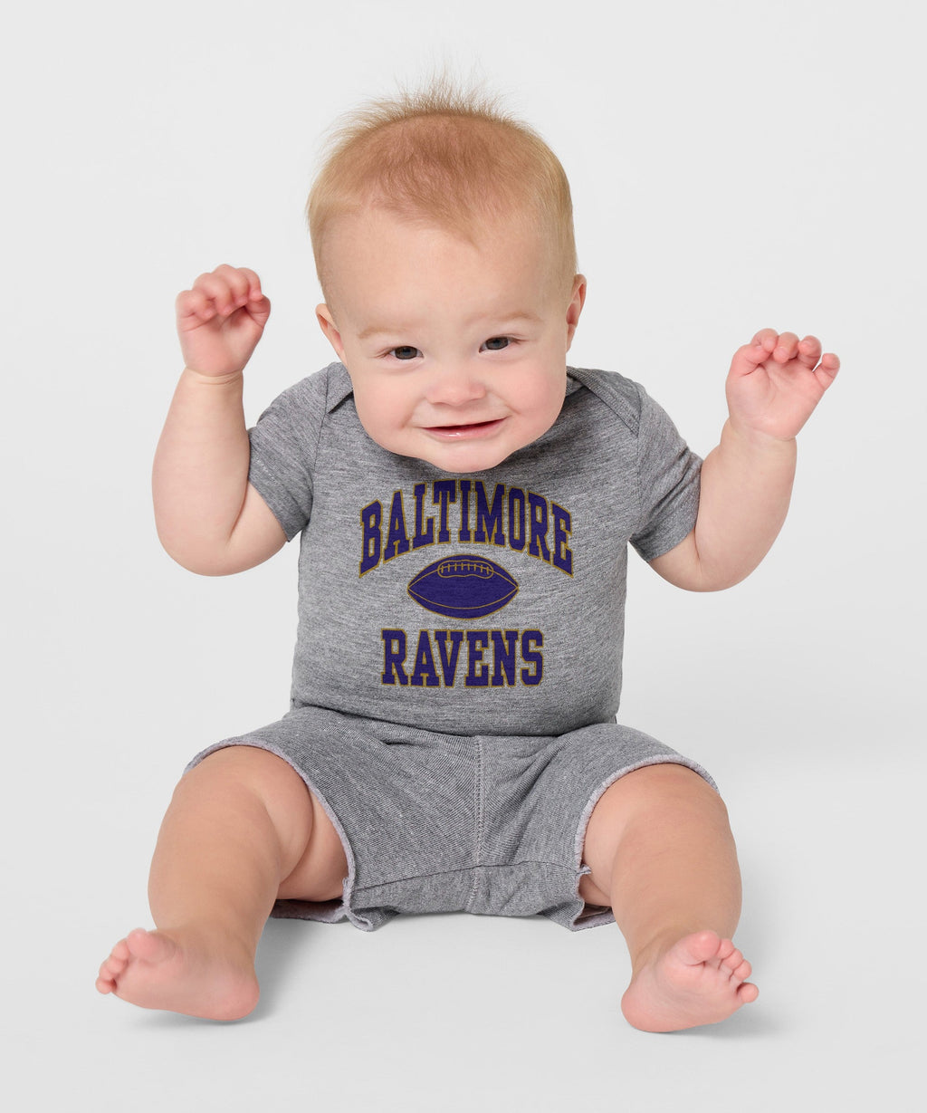 Baltimore Ravens Gridiron Baby One Piece
