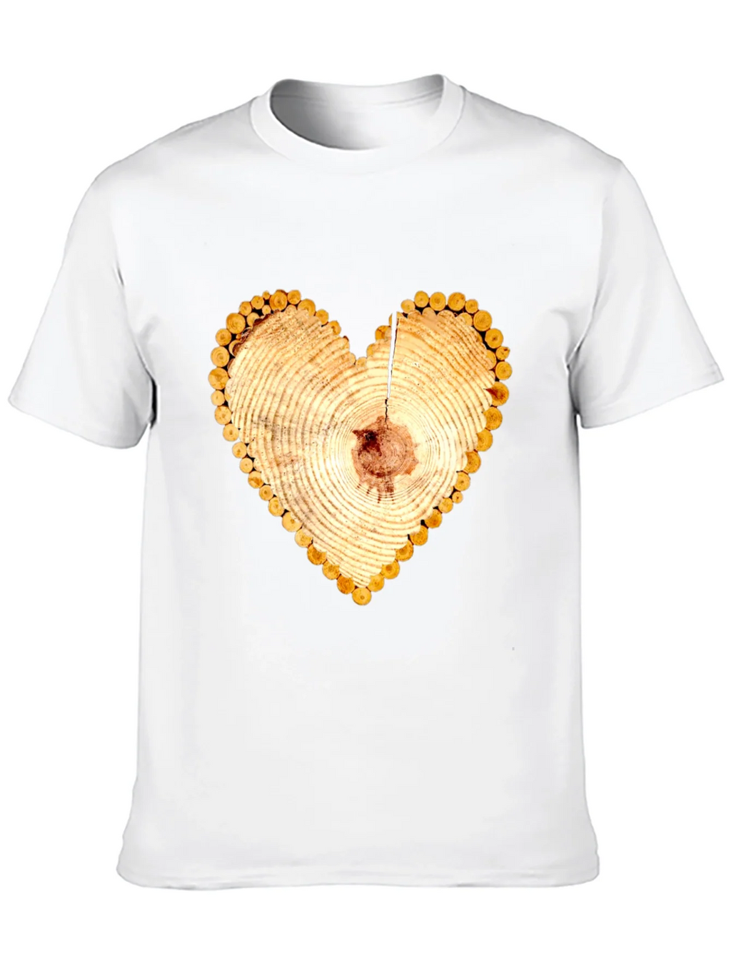 Heart Wood Slice Graphic Tee product image 9