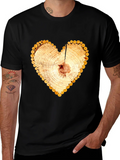Heart Wood Slice Graphic Tee product image 1