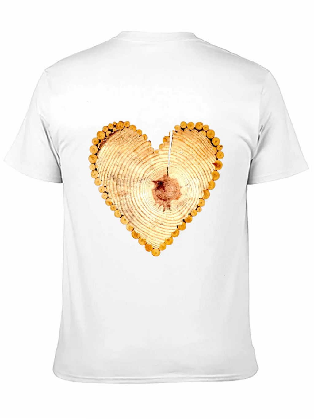 Heart Wood Slice Graphic Tee product image 10