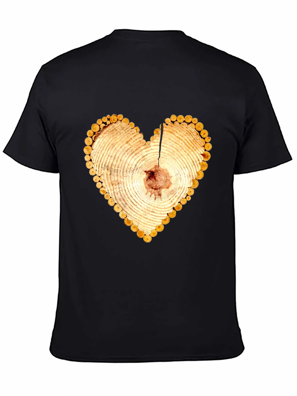 Heart Wood Slice Graphic Tee product image 4