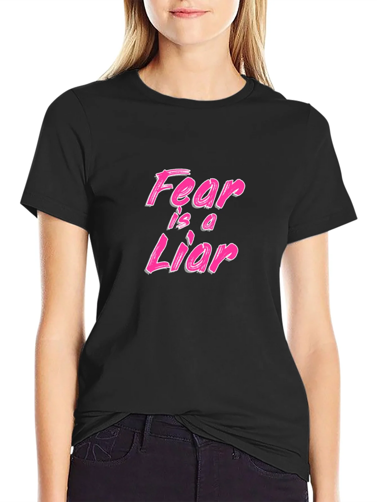 Fear is a Liar Graphic Tee - Black T-Shirt product image 2