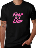 Fear is a Liar Graphic Tee - Black T-Shirt product image 1