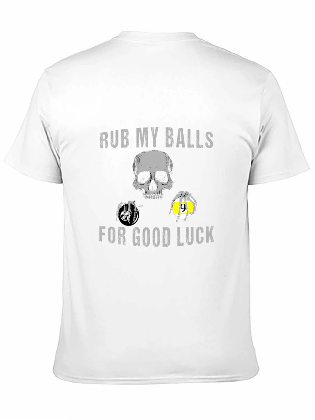 Rub My Balls For Good Luck Novelty Graphic T-Shirt product image 10