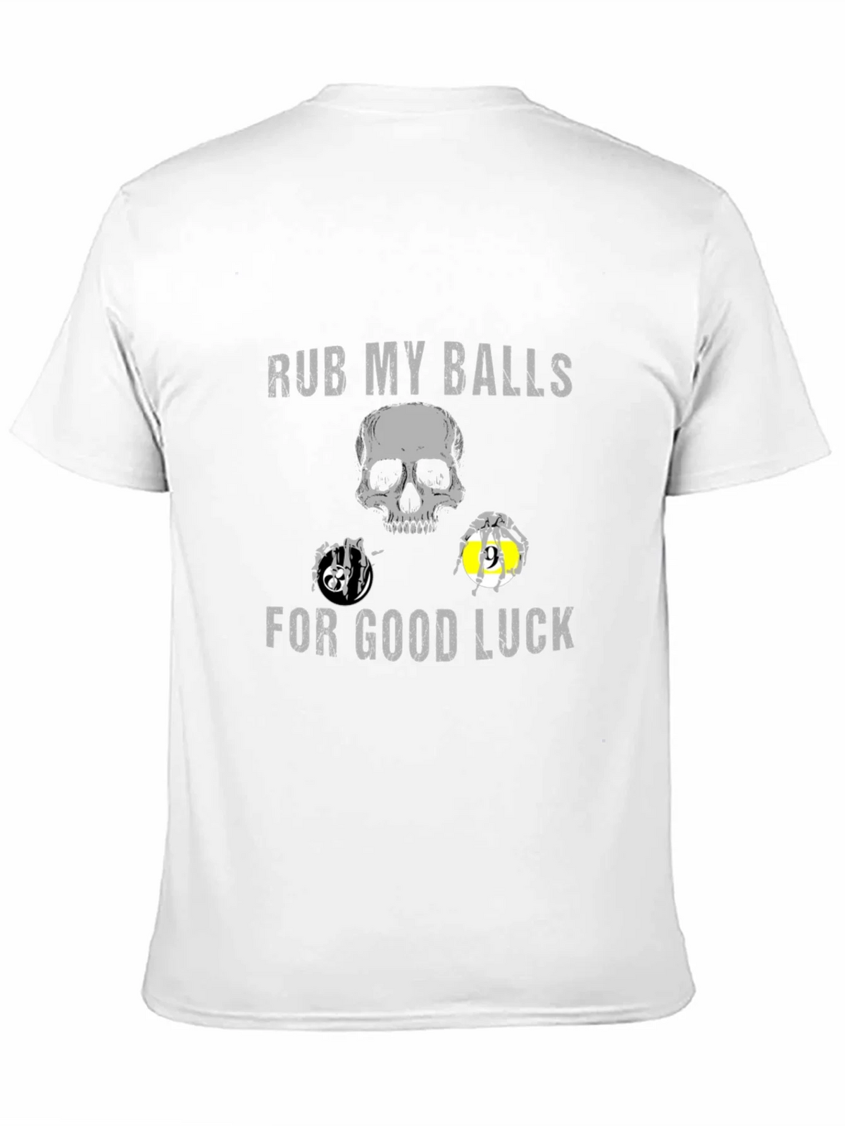 Rub My Balls For Good Luck Novelty Graphic T-Shirt product image 10