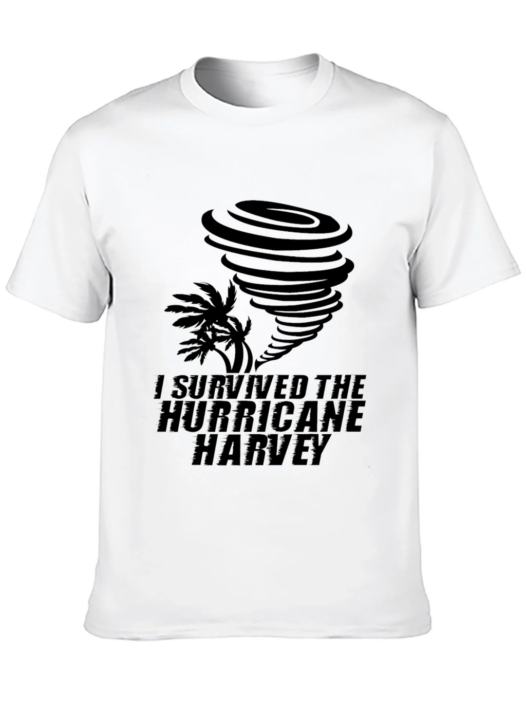 I Survived Hurricane Harvey Black T-Shirt product image 9