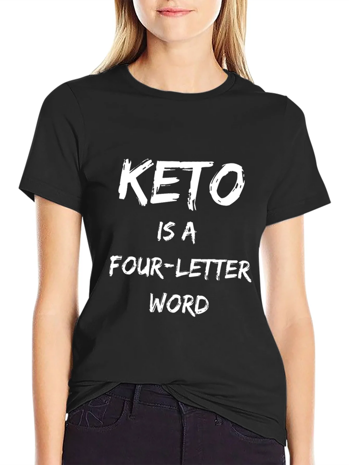 Keto Four-Letter Word Graphic Tee product image 2