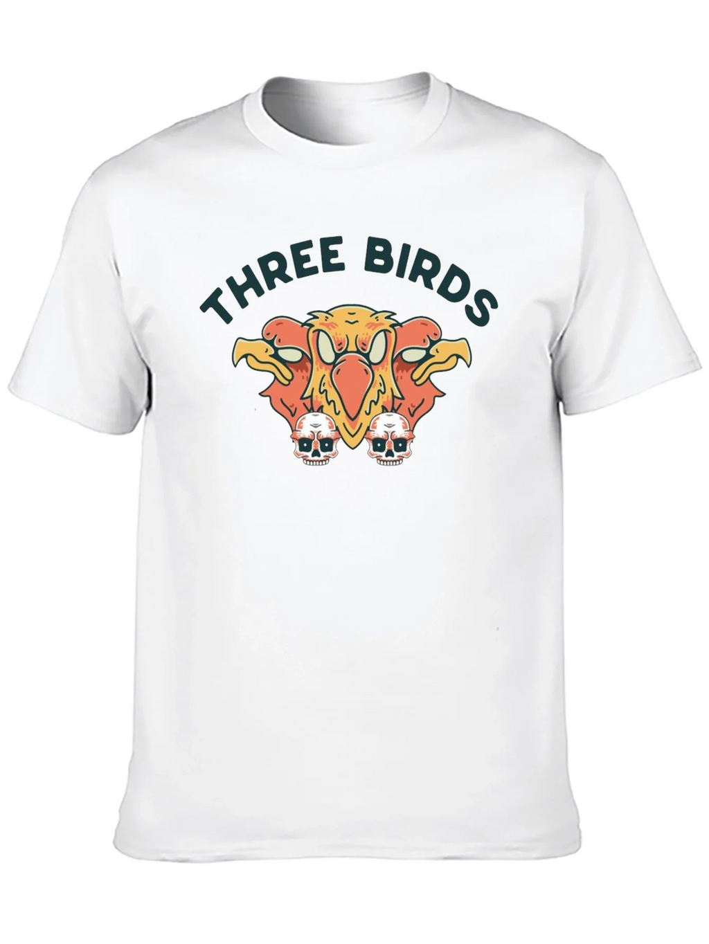 Three Birds Graphic Print Black T-Shirt product image 8