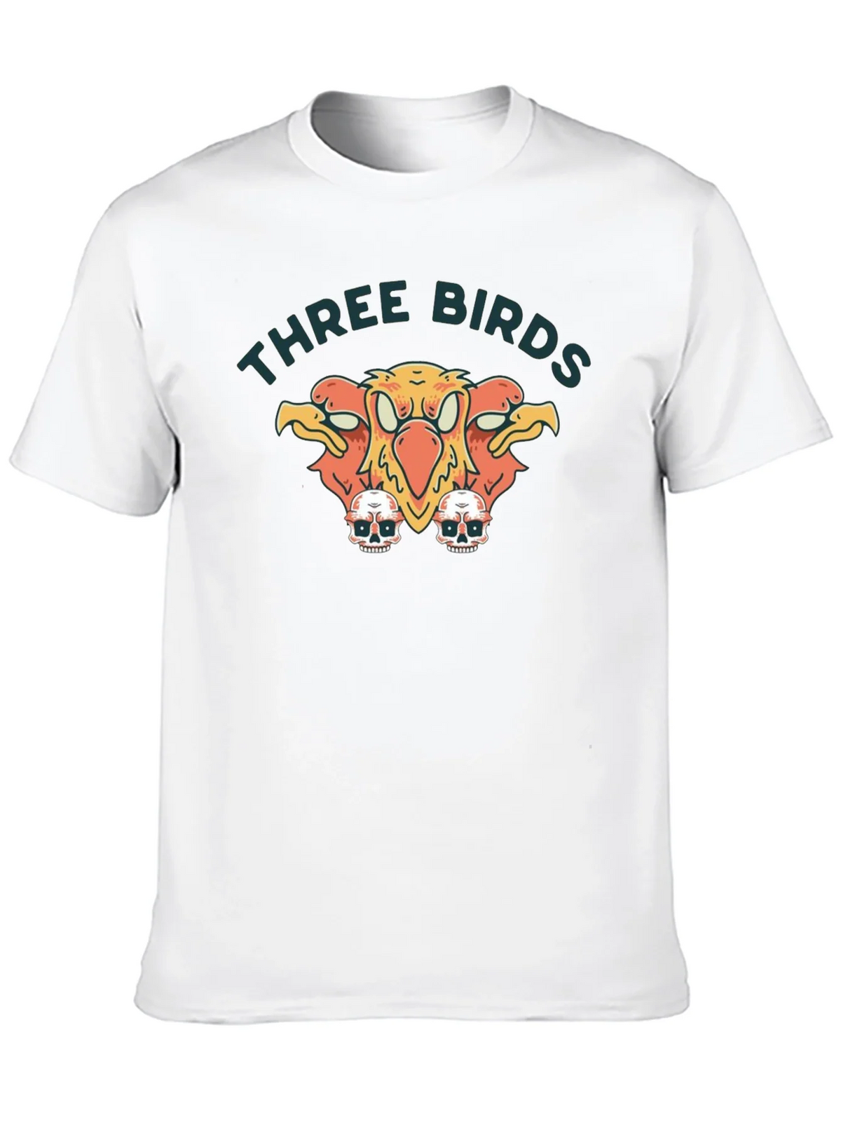 Three Birds Graphic Print Black T-Shirt product image 8