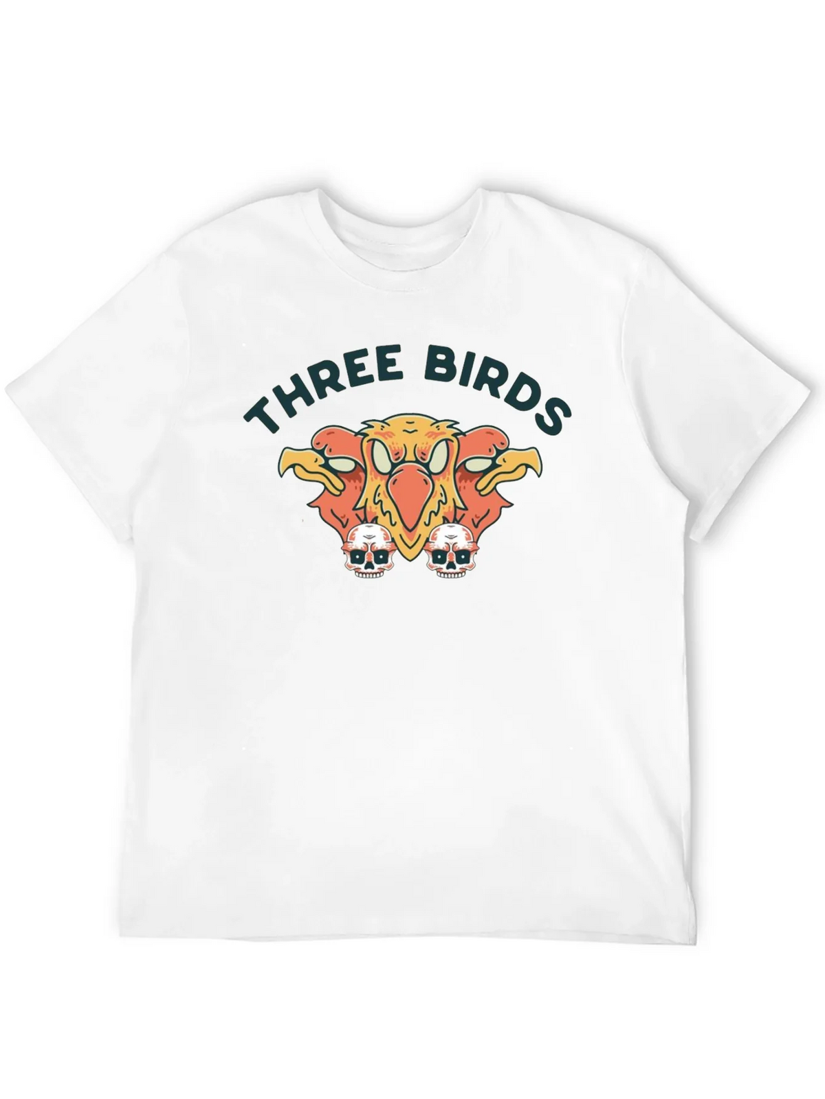 Three Birds Graphic Print Black T-Shirt product image 10