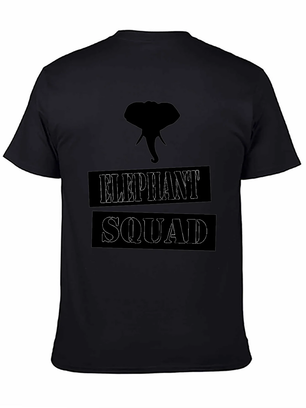 Elephant Squad Graphic T-Shirt - Black product image 4
