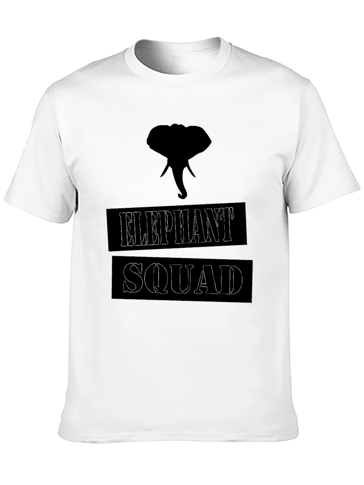 Elephant Squad Graphic T-Shirt - Black product image 9