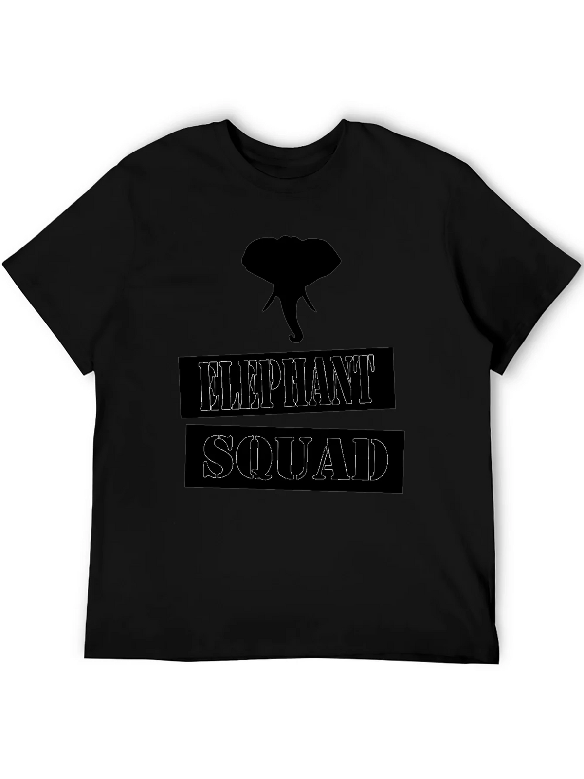 Elephant Squad Graphic T-Shirt - Black product image 5