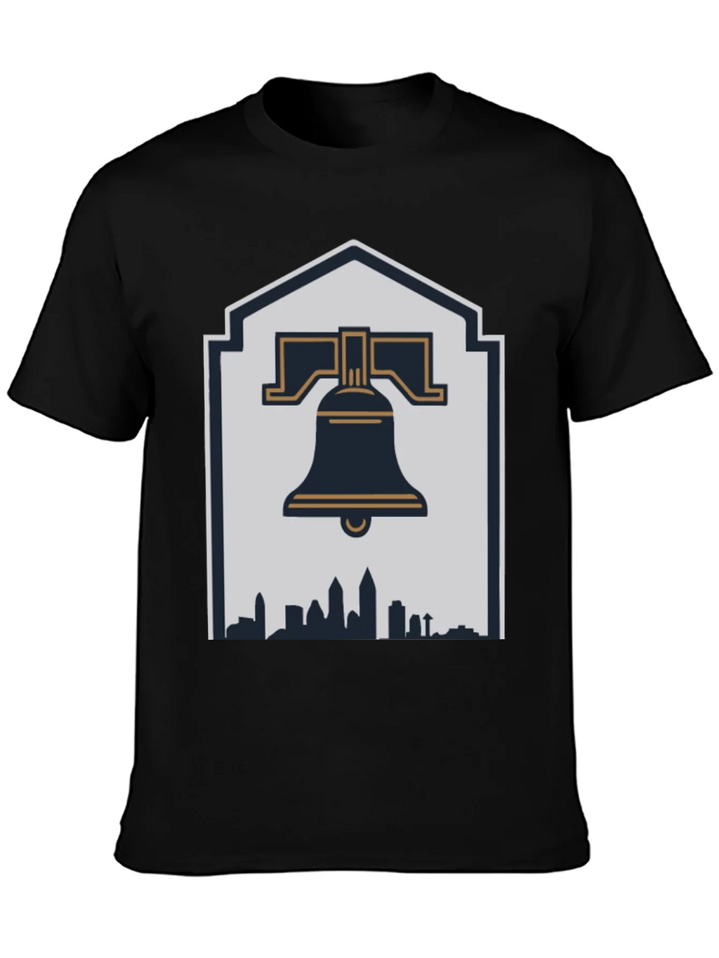 Liberty Bell Skyline Graphic T-Shirt product image 3