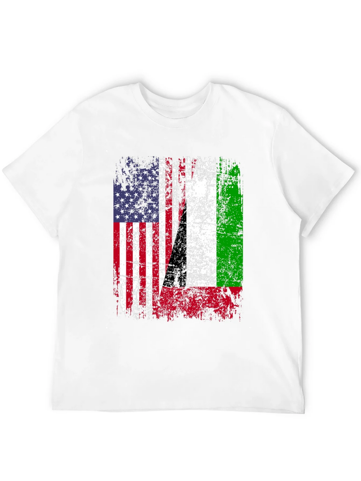 USA Italy Heritage Flag Graphic T-Shirt product image 11