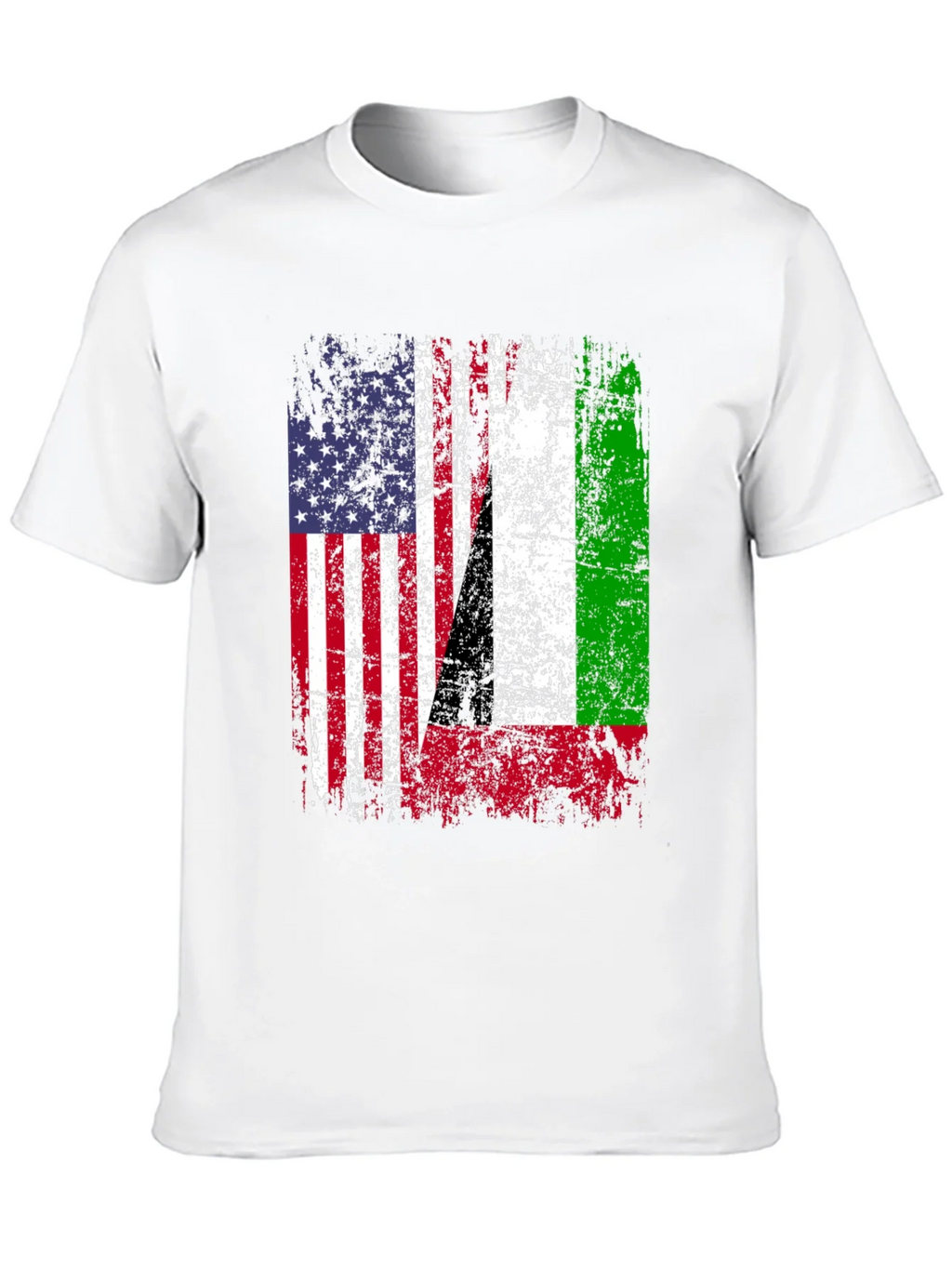 USA Italy Heritage Flag Graphic T-Shirt product image 9