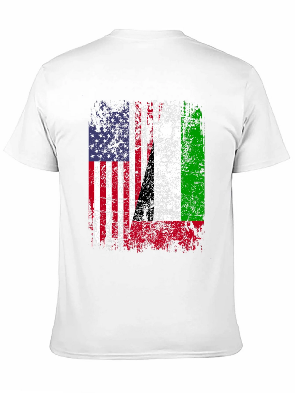 USA Italy Heritage Flag Graphic T-Shirt product image 10