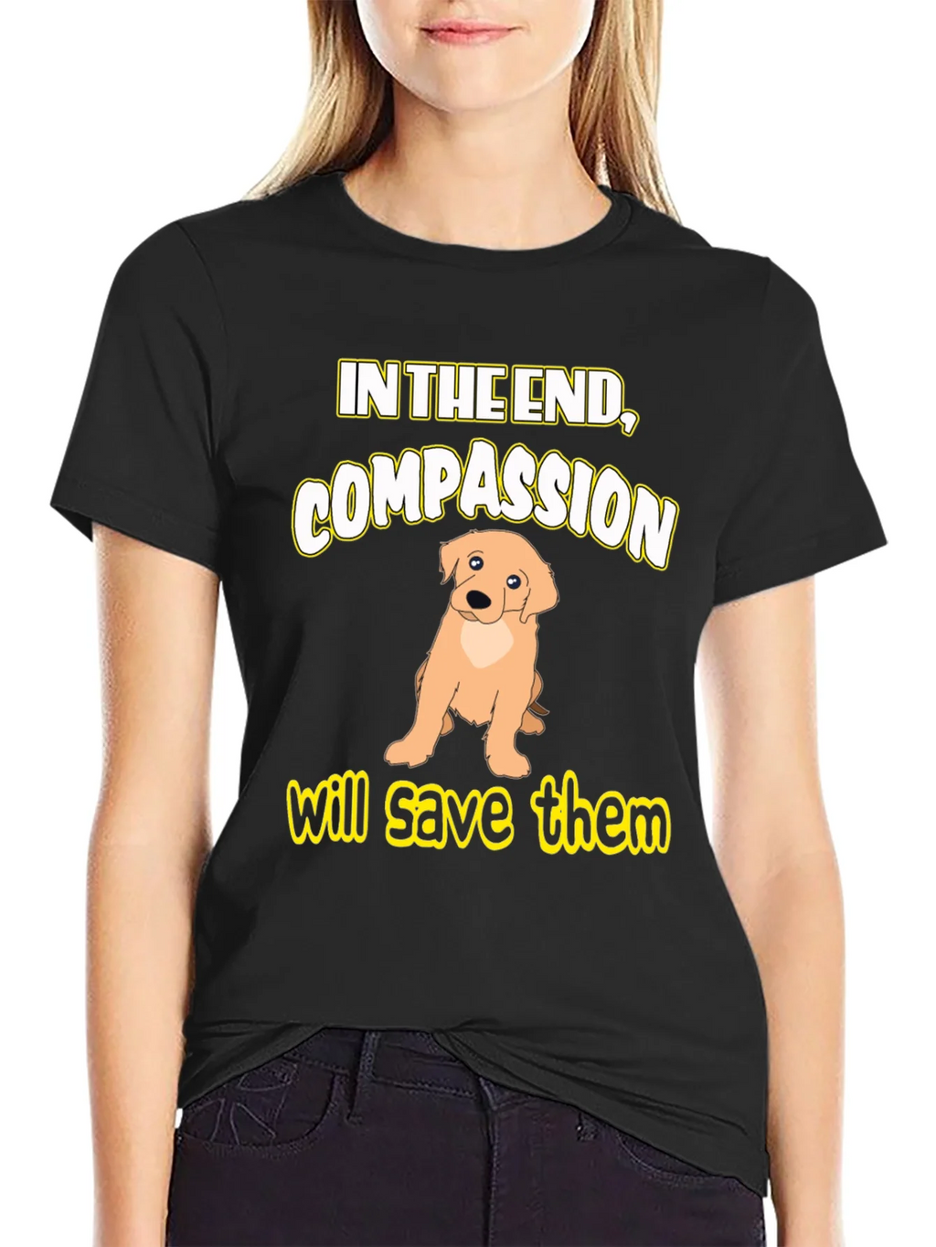 Compassion Dog Graphic T-Shirt product image 2