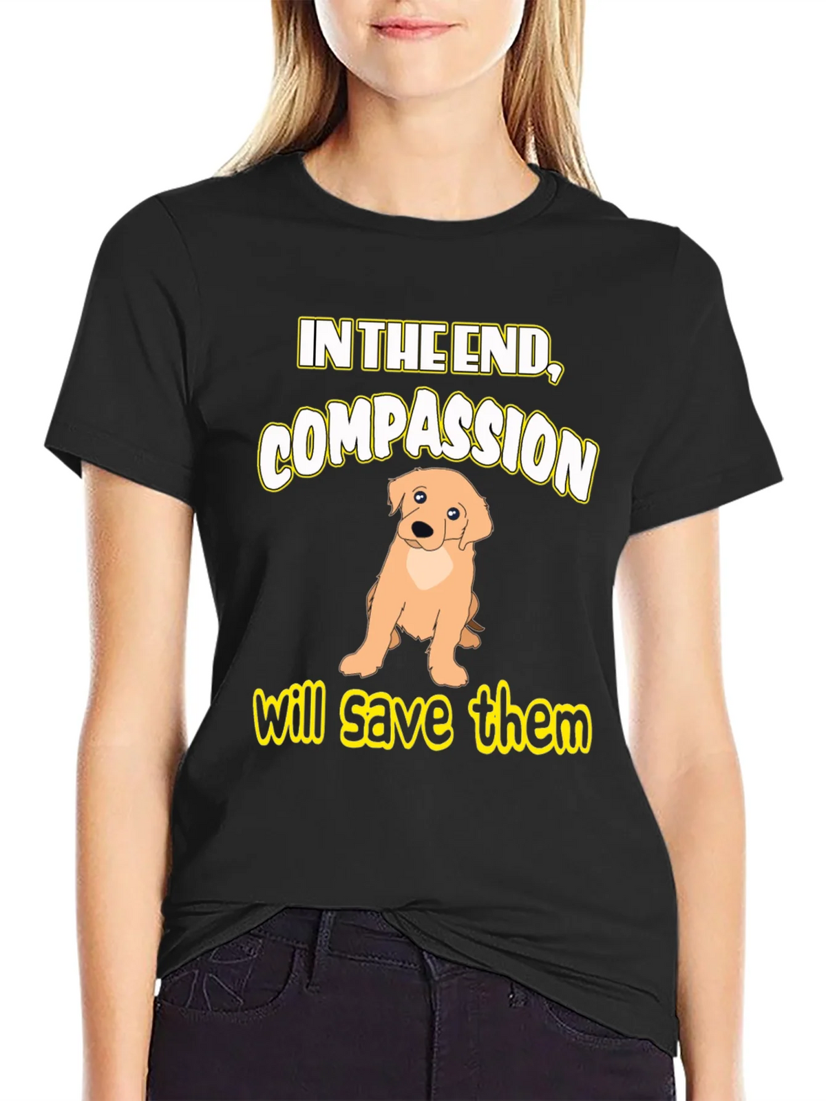 Compassion Dog Graphic T-Shirt product image 2