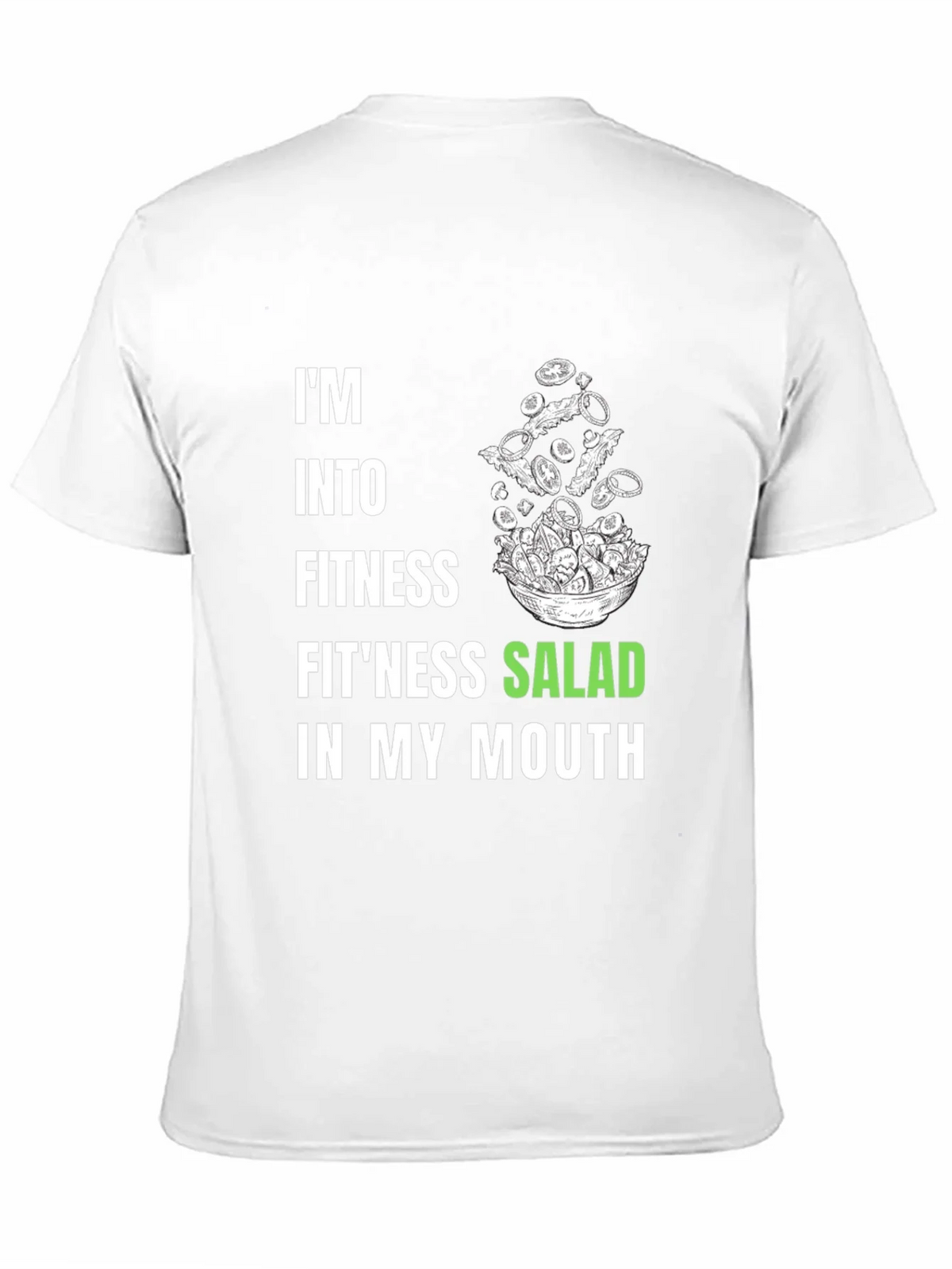 Fitness Salad Graphic Tee - Black product image 7