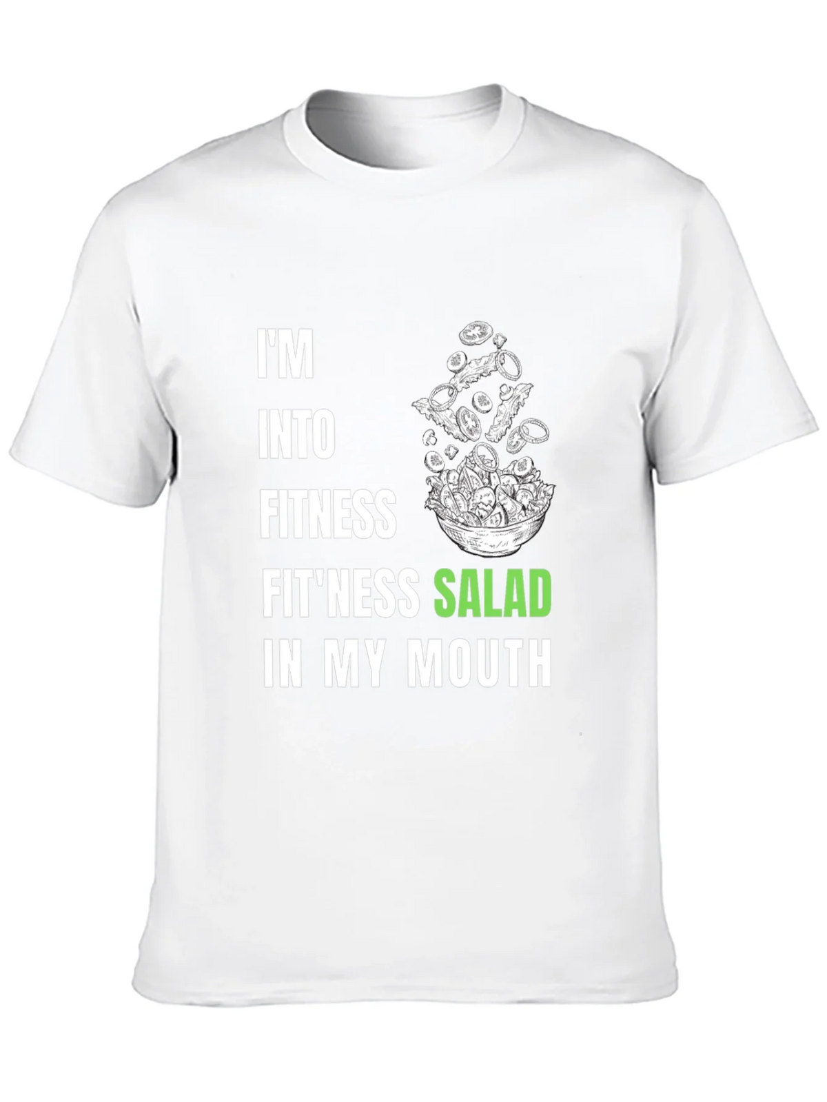 Fitness Salad Graphic Tee - Black product image 6