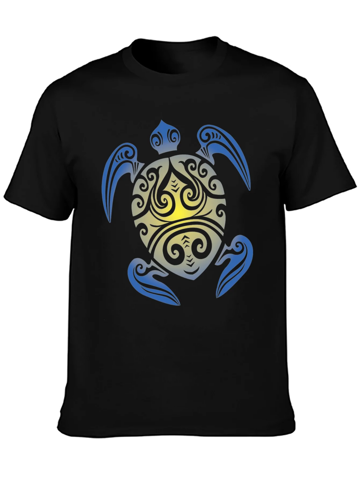 Tribal Turtle Graphic T-Shirt product image 3
