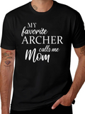 My Favorite Archer Calls Me Mom - Funny T-Shirt product image 1