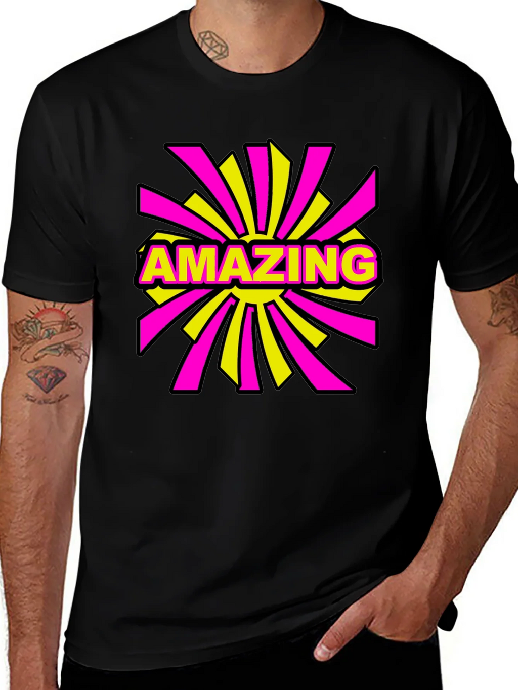 Amazing Graphic Print T-Shirt - Fun Trendy Tee product image 1