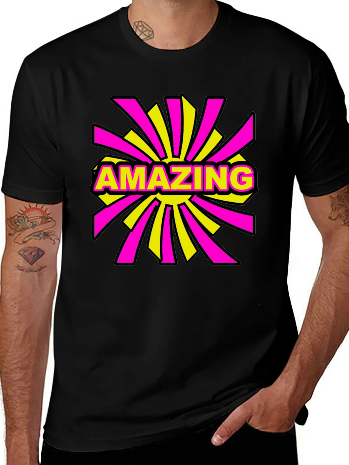 Amazing Graphic Print T-Shirt - Fun Trendy Tee product image 1