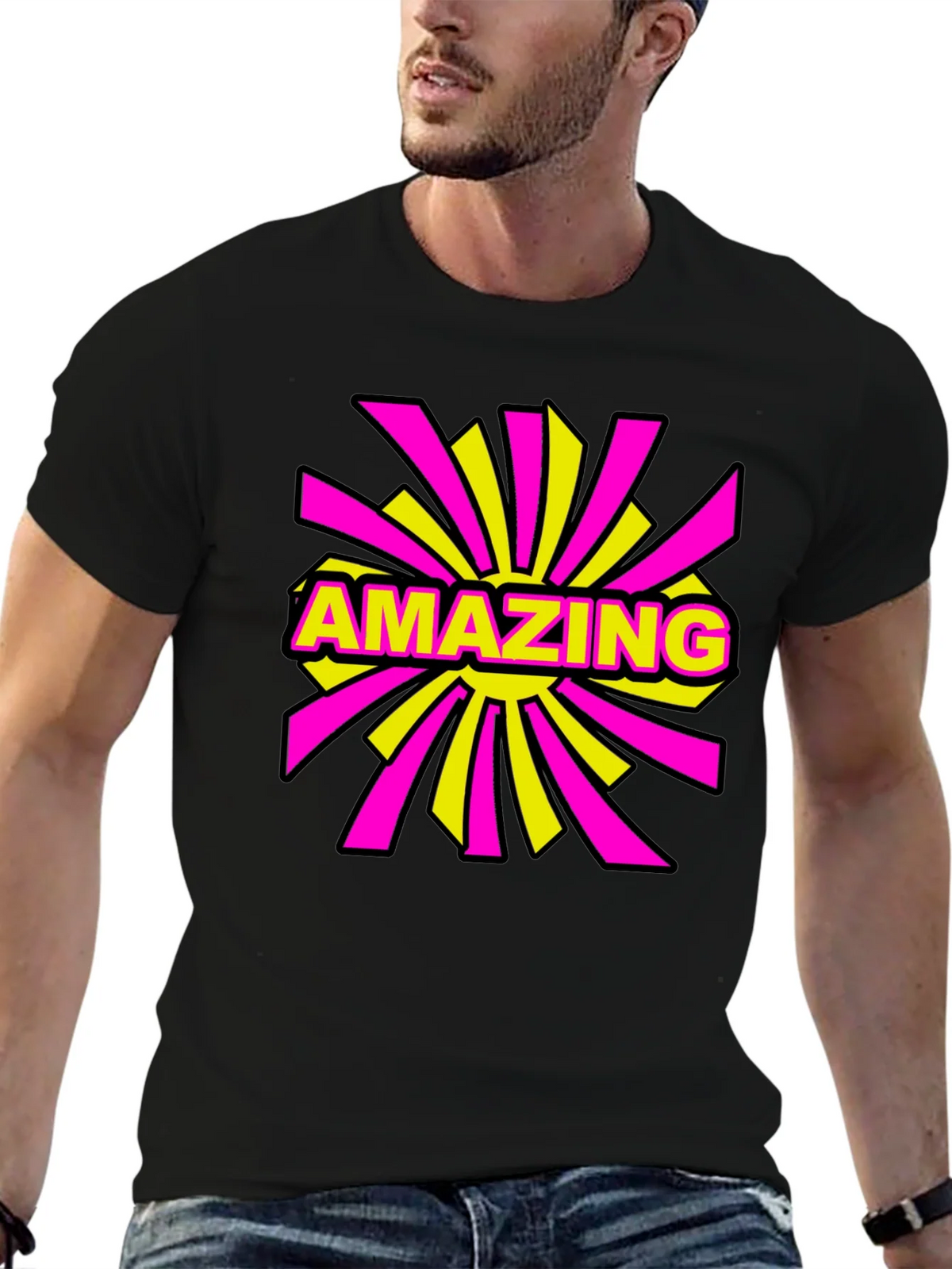 Amazing Graphic Print T-Shirt - Fun Trendy Tee product image 6