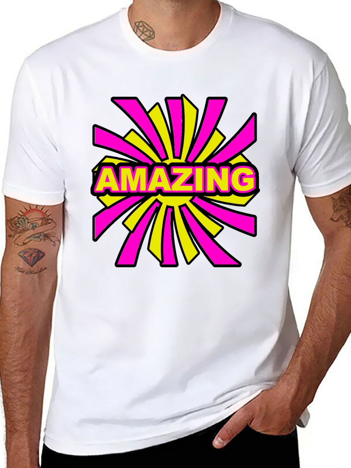 Amazing Graphic Print T-Shirt - Fun Trendy Tee product image 7