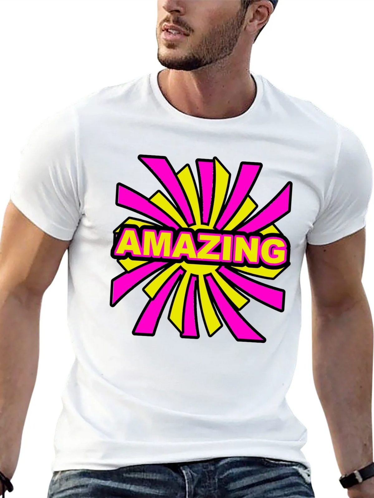 Amazing Graphic Print T-Shirt - Fun Trendy Tee product image 12