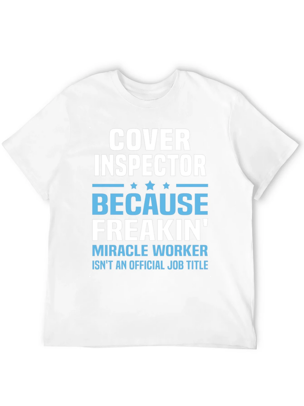 Cover Inspector Funny Job Title T-Shirt product image 11