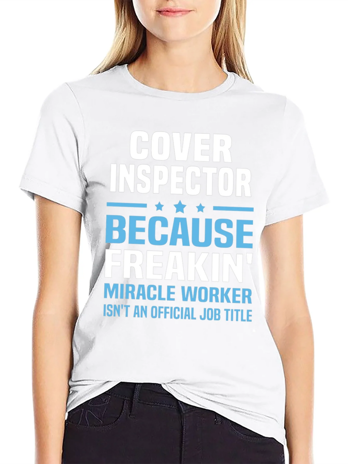 Cover Inspector Funny Job Title T-Shirt product image 8