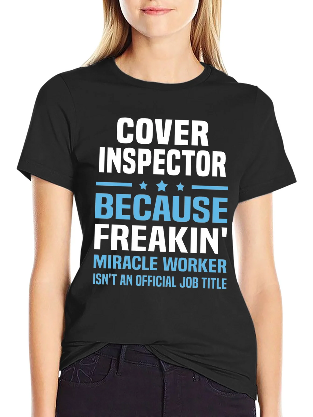 Cover Inspector Funny Job Title T-Shirt product image 2