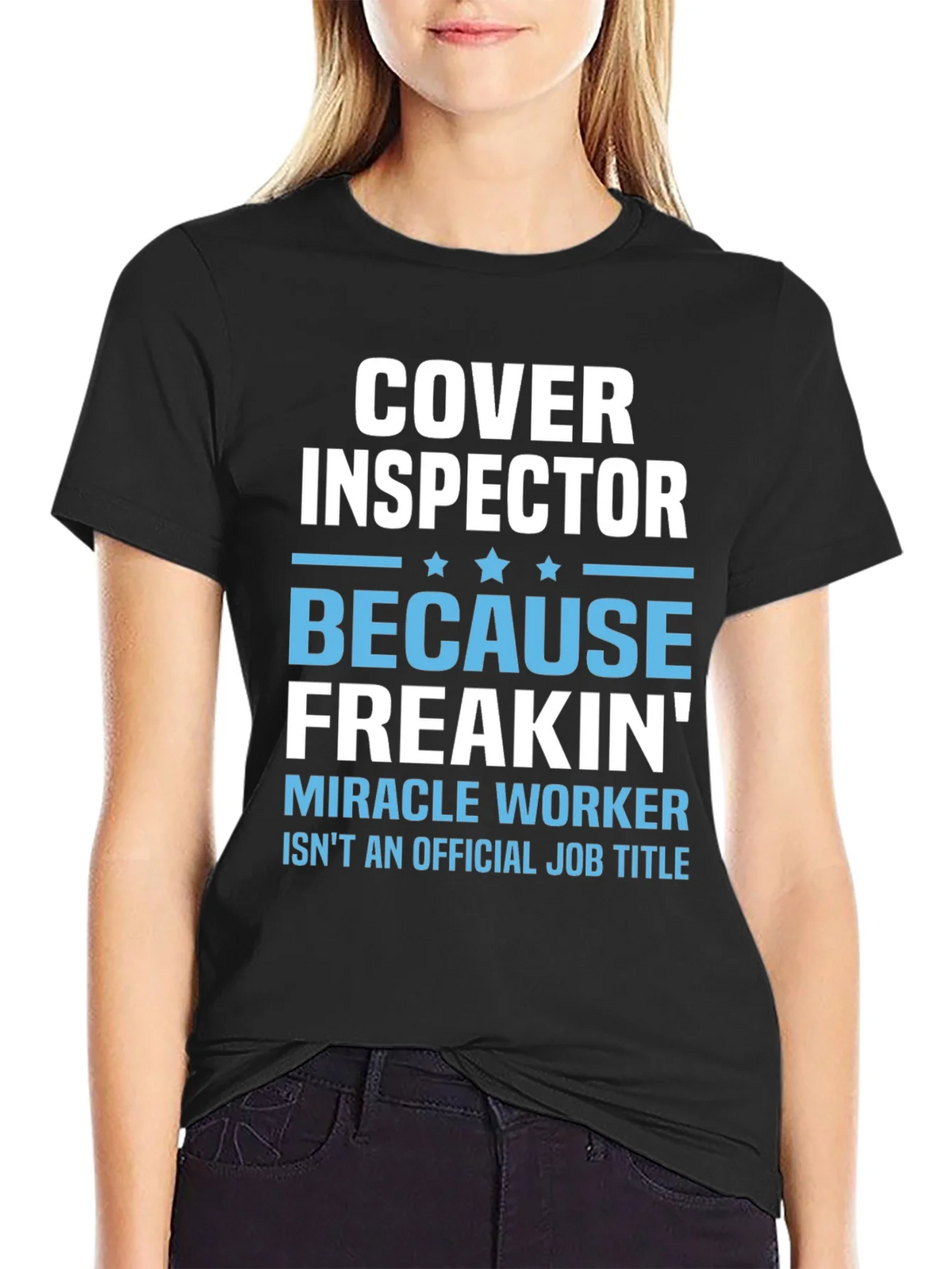 Cover Inspector Funny Job Title T-Shirt product image 2