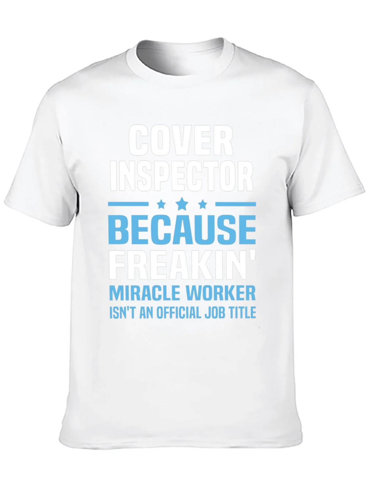 Cover Inspector Funny Job Title T-Shirt product image 9