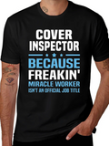 Cover Inspector Funny Job Title T-Shirt product image 1