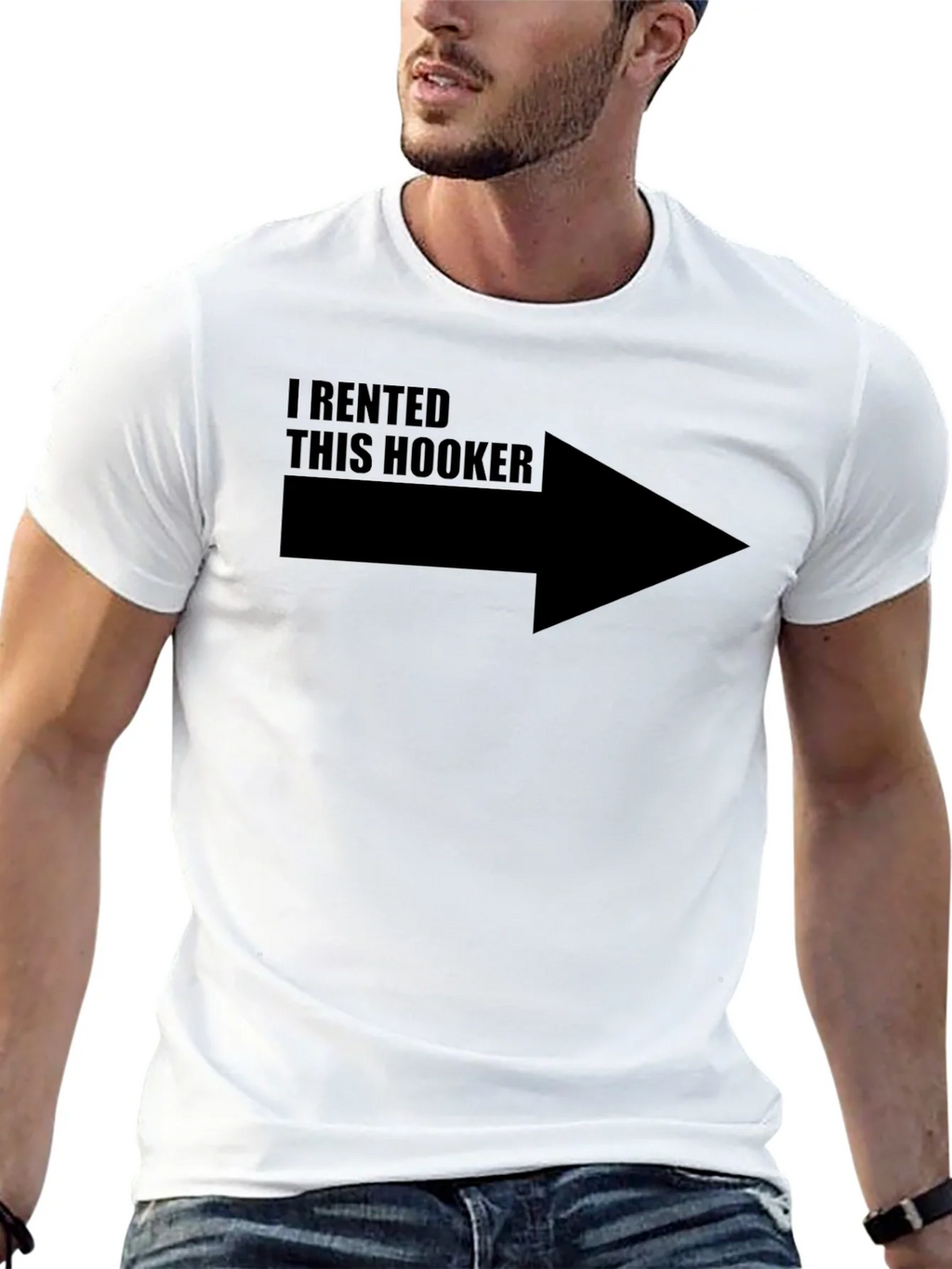 Funny I Rented This Hooker T-Shirt product image 12