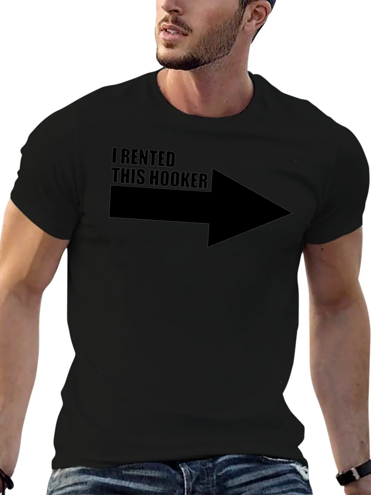 Funny I Rented This Hooker T-Shirt product image 6