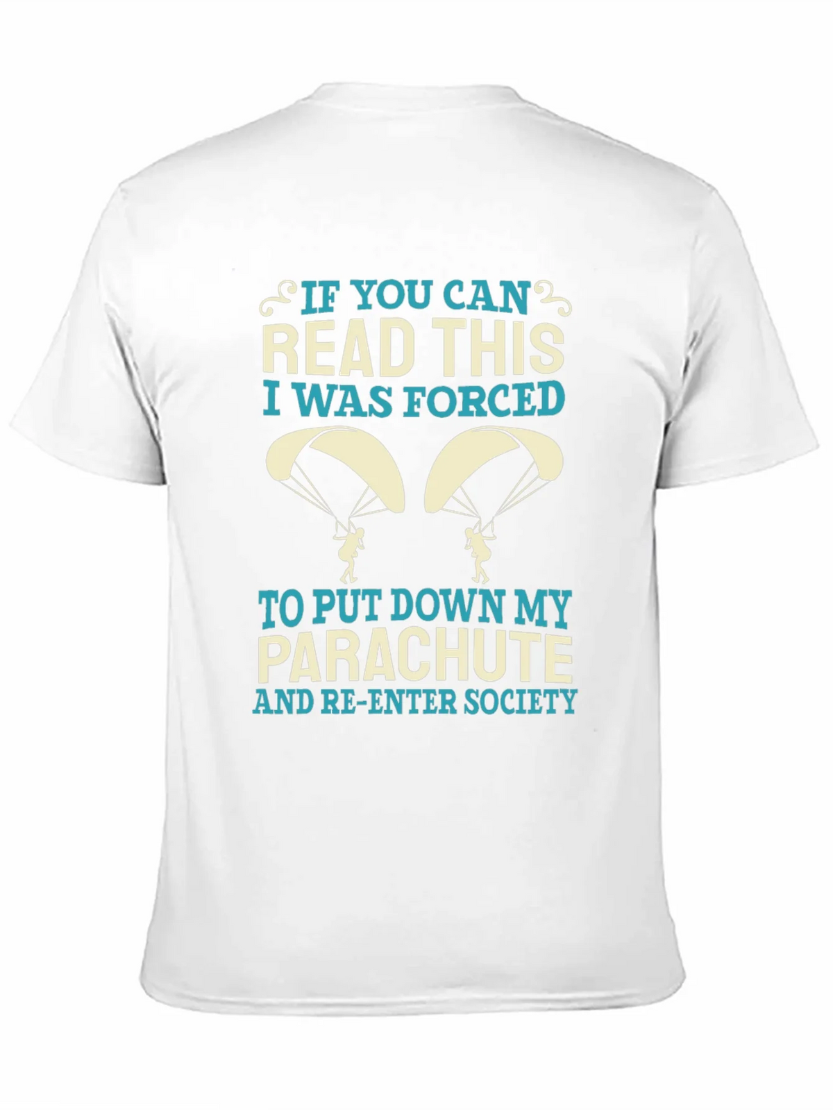 Funny Parachute T-Shirt - Forced Re-Entry Tee product image 10