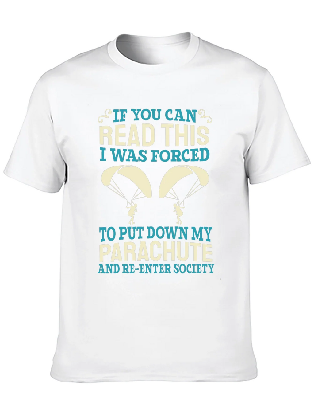 Funny Parachute T-Shirt - Forced Re-Entry Tee product image 9