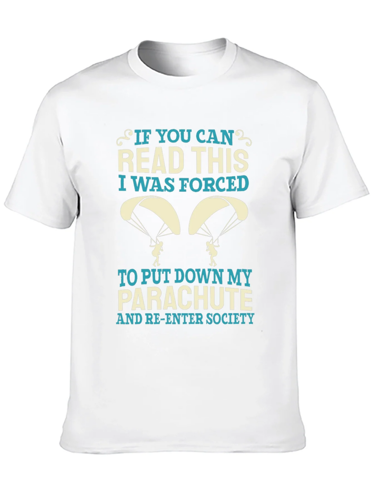 Funny Parachute T-Shirt - Forced Re-Entry Tee product image 9