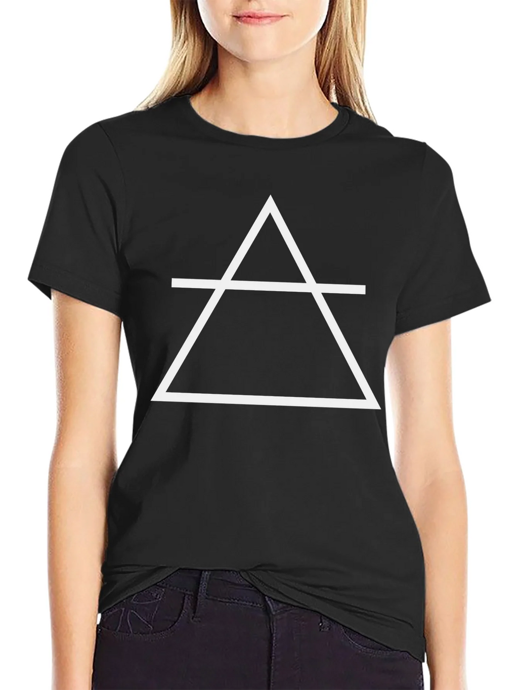 Geometric Symbol Black T-Shirt product image 2