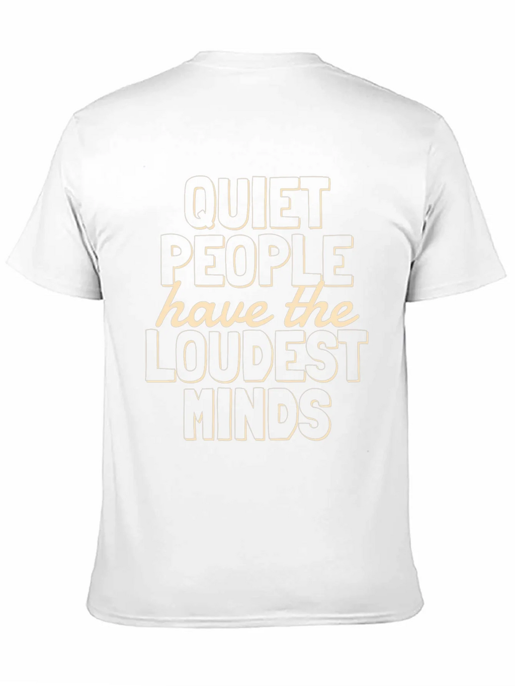 Quiet People Loudest Minds Graphic Tee - Black product image 10