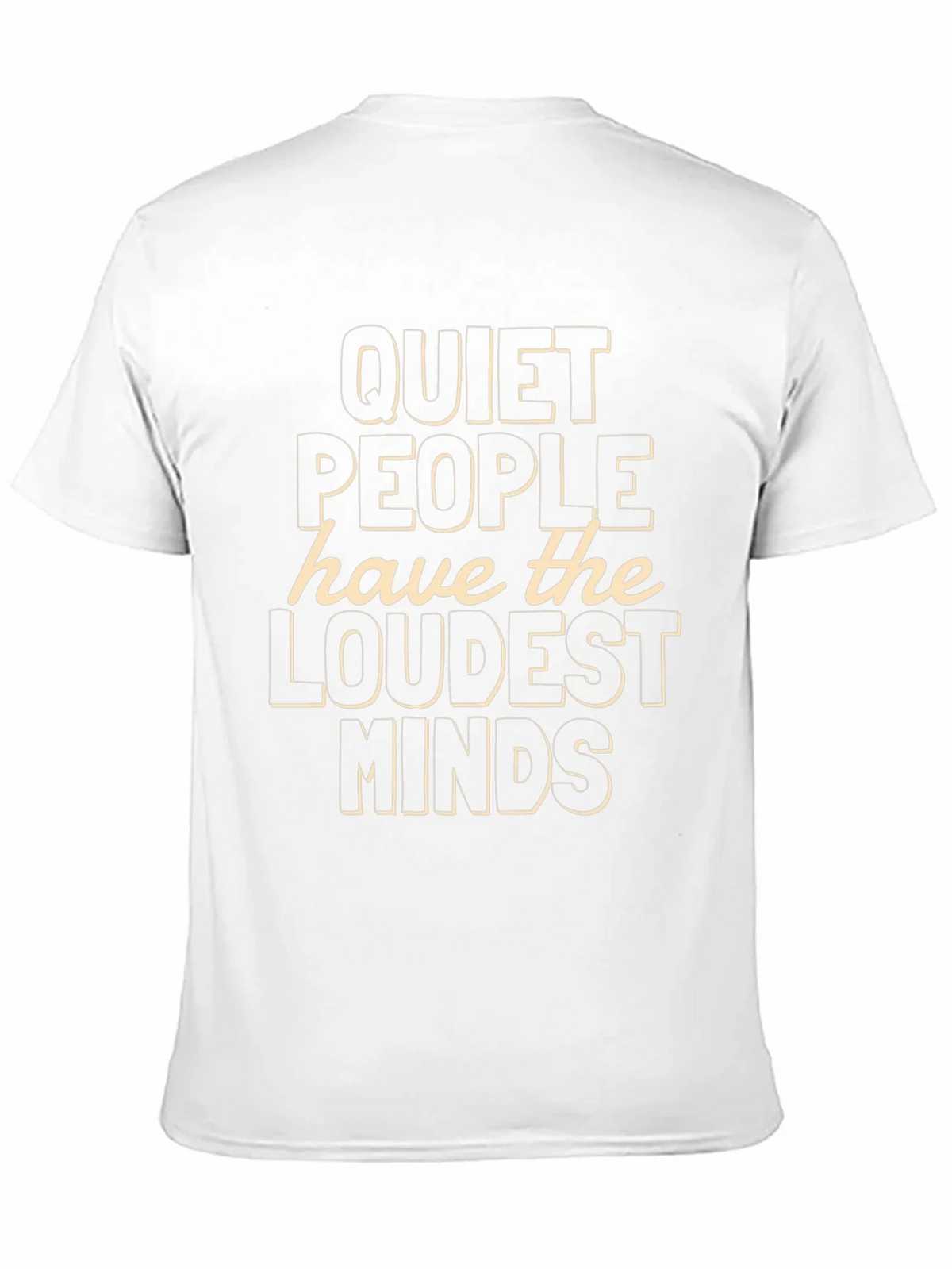 Quiet People Loudest Minds Graphic Tee - Black product image 10