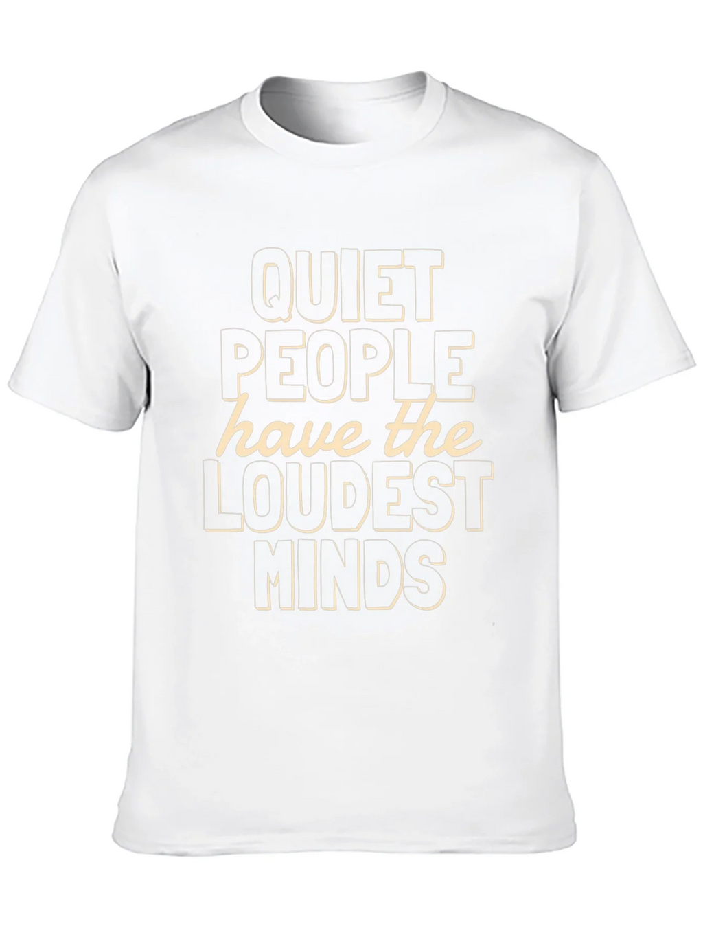 Quiet People Loudest Minds Graphic Tee - Black product image 9